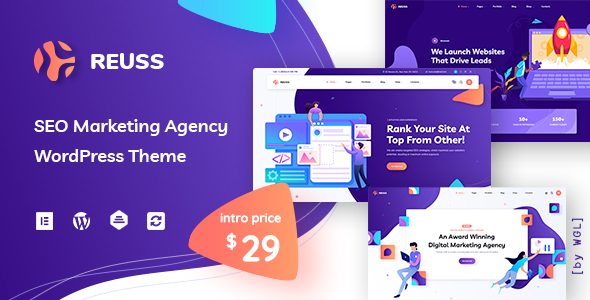 Reuss - SEO Marketing Agency WordPress Theme